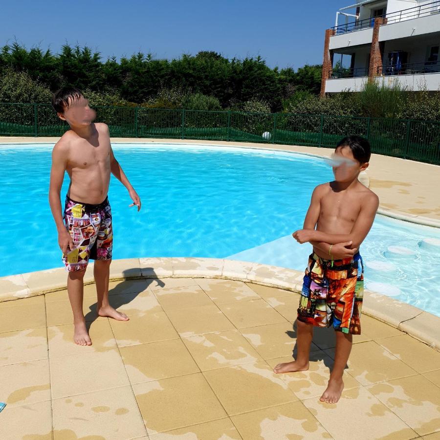 Petite maison dans résidence avec piscine proche plage et centre ville à pied Pornic Exterior foto
